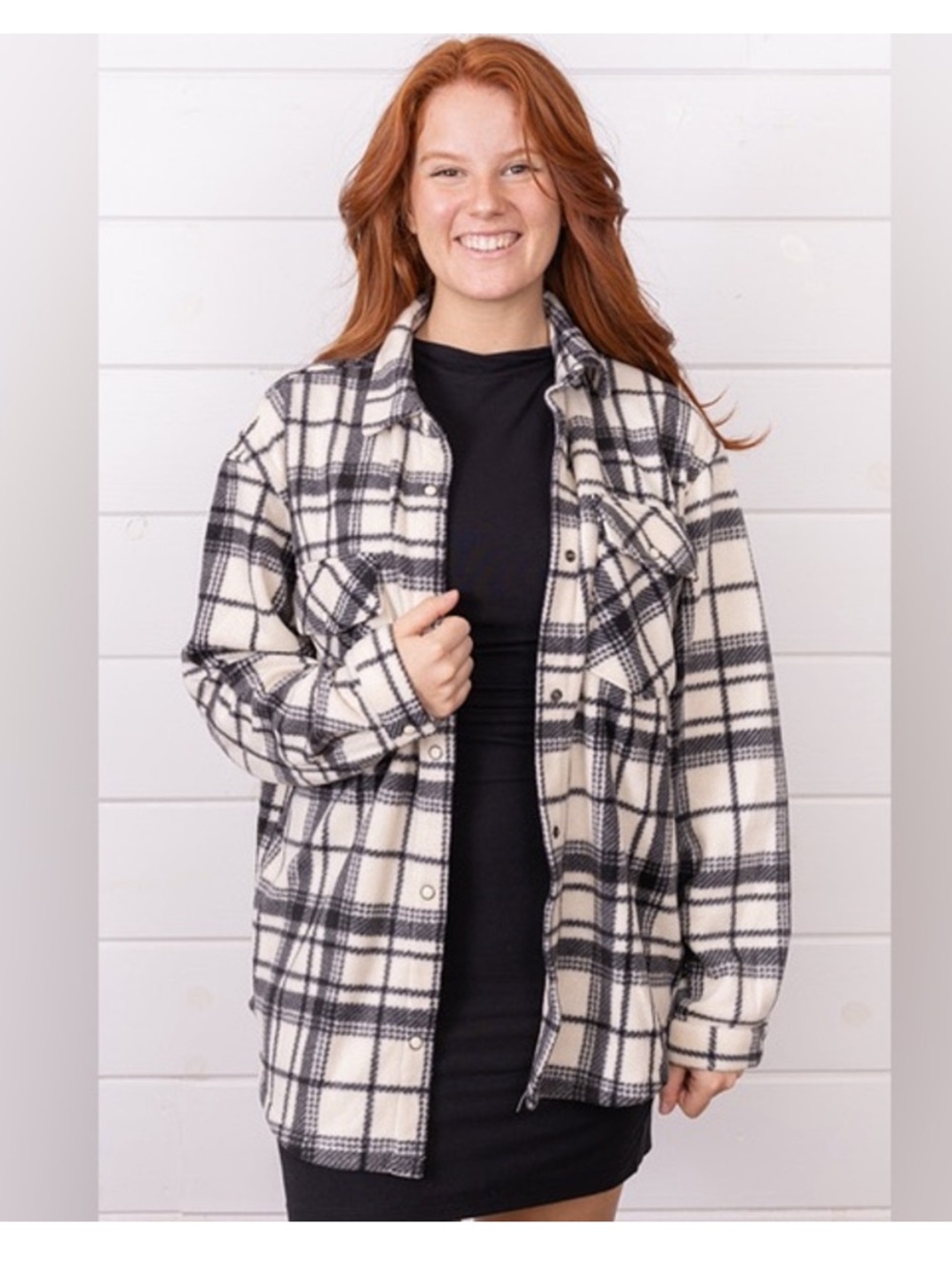 Z Supply Hiker two tone Fleece Jacket